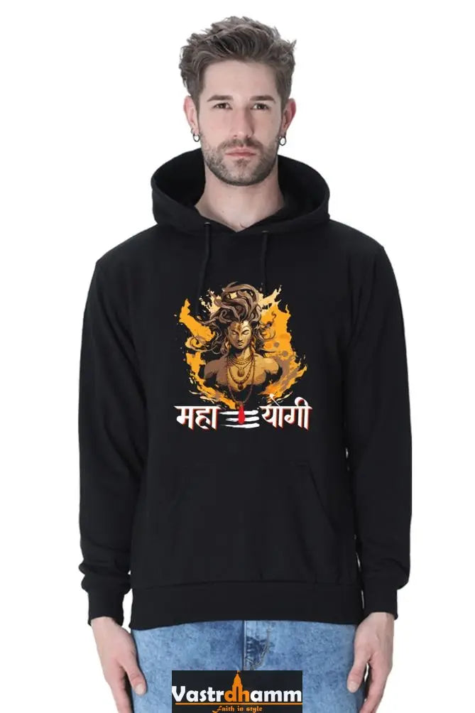 Shiv Ji Divine Power Hoodie Sweatshirt T-Shirts  for Men Vastrdhamm