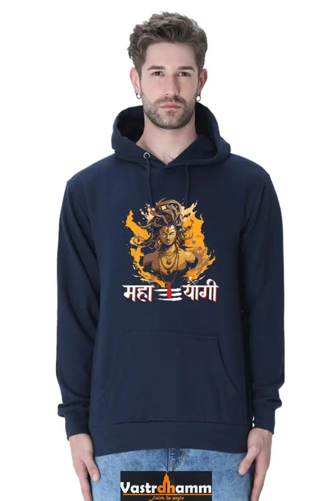 Shiv Ji Divine Power Hoodie Sweatshirt T-Shirts  for Men Vastrdhamm