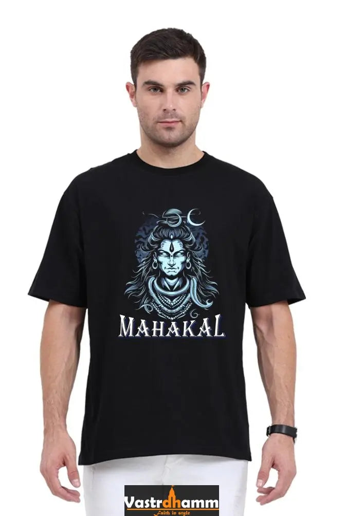 Shiv Ji Eternal Oversized Classic T-Shirts  for Men Vastrdhamm