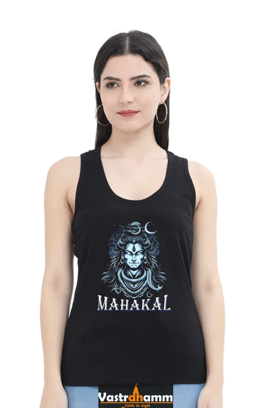 Shiv Ji Eternal Tank Top T-Shirts for Women Vastrdhamm
