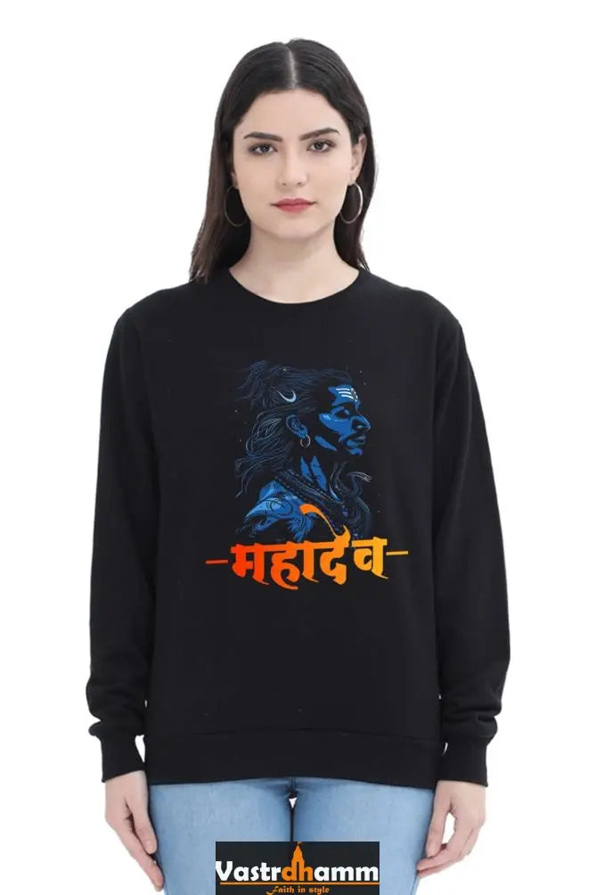 Shiv Ji Kailash Sweatshirt T-Shirts for Women Vastrdhamm