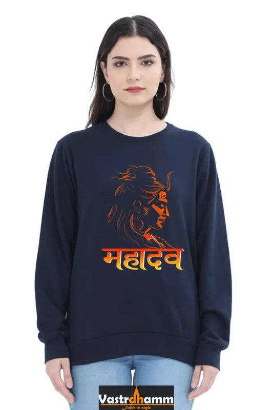 Shiv Ji Mahadev Sweatshirt T-Shirts for Women Vastrdhamm