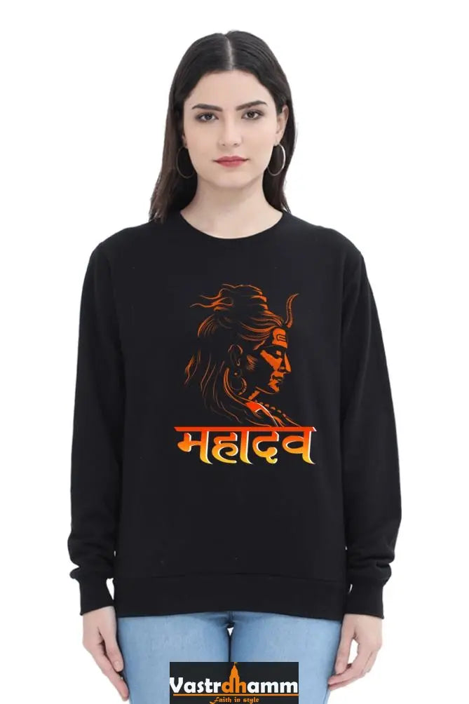 Shiv Ji Mahadev Sweatshirt T-Shirts for Women Vastrdhamm