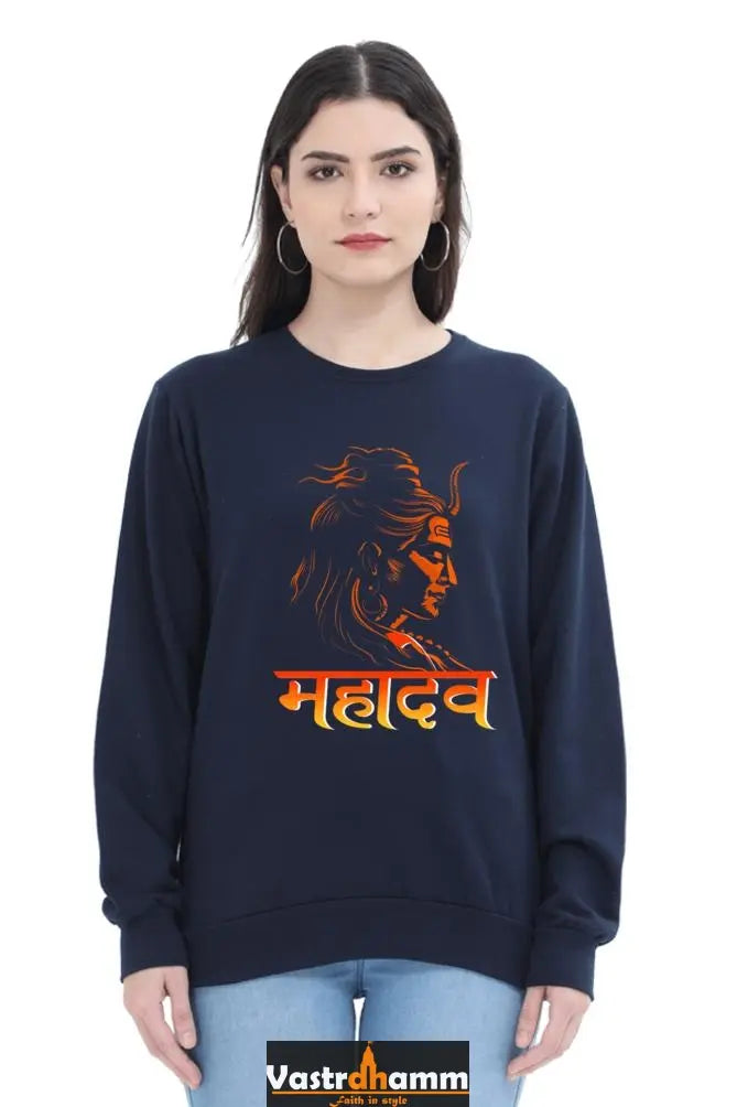 Shiv Ji Mahadev Sweatshirt T-Shirts for Women Vastrdhamm