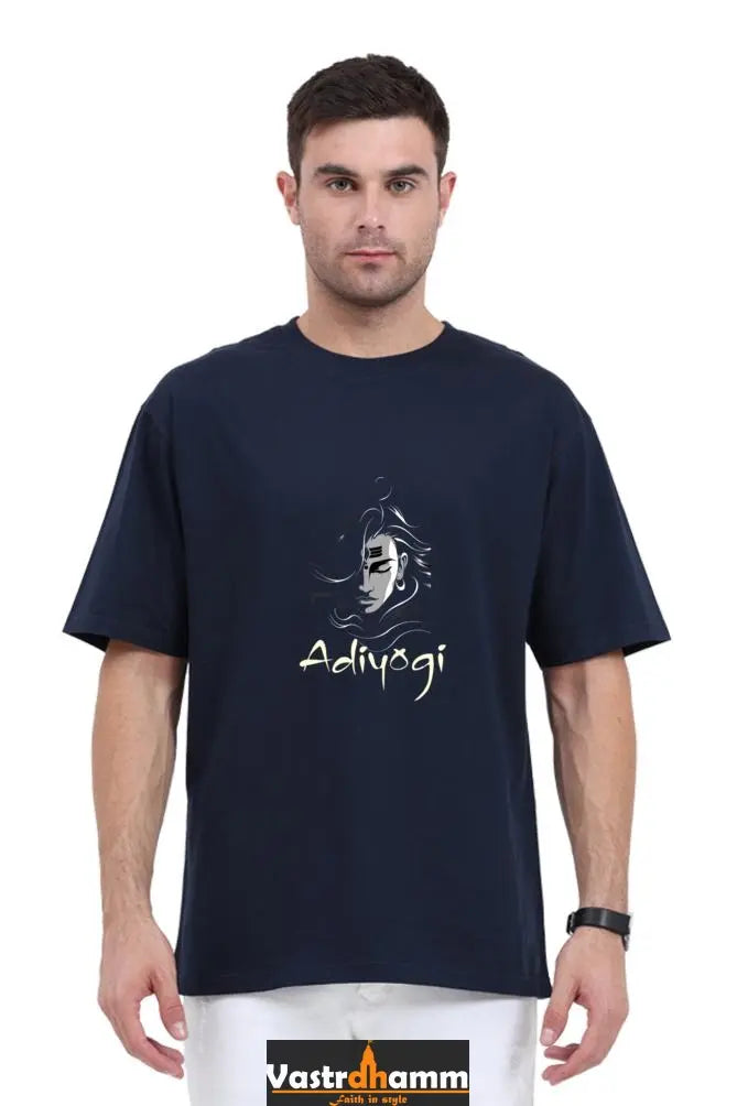 Shiv Ji Nataraja Oversized Classic T-Shirts  for Men Vastrdhamm