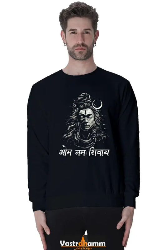 Shiv Ji Om Namah Shivaya Sweatshirt T-Shirts  for Men Vastrdhamm