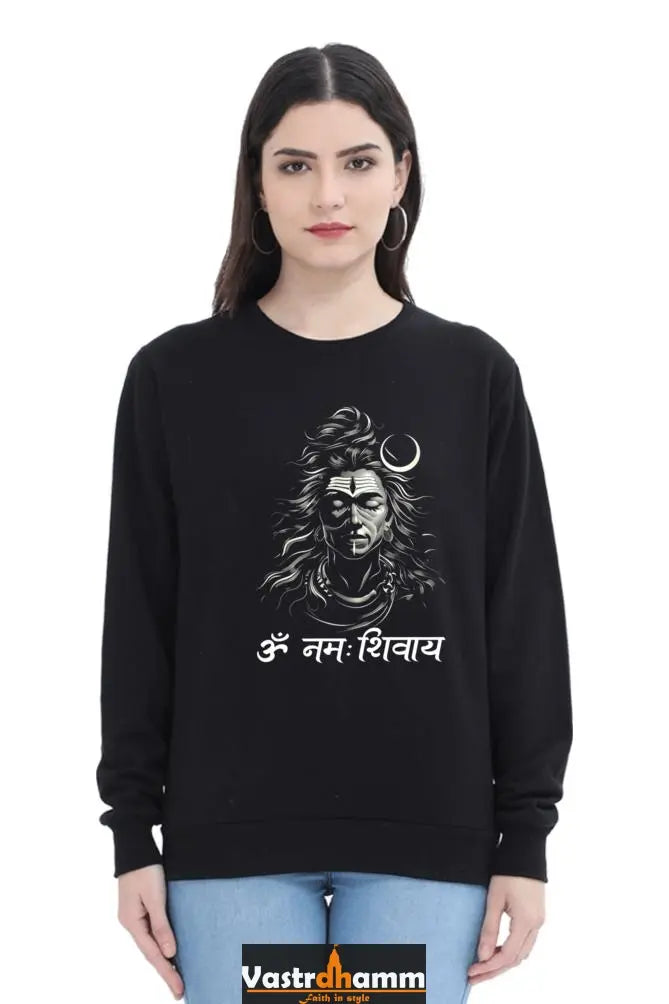 Shiv Ji Om Namah Shivaya Sweatshirt T-Shirts for Women Vastrdhamm