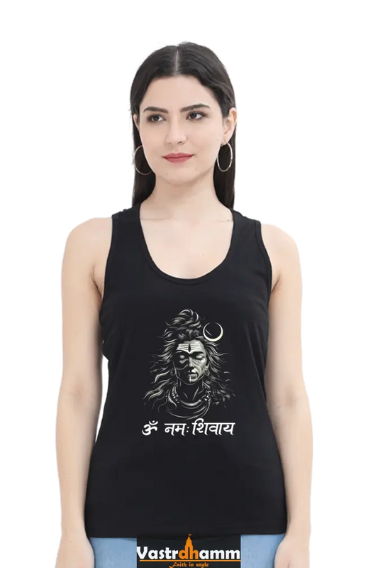 Shiv Ji Om Namah Shivaya Tank Top T-Shirts for Women Vastrdhamm