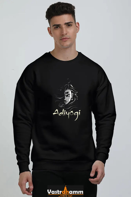Shiv Ji Shankar Oversized Sweatshirt T-Shirts  for Men Vastrdhamm
