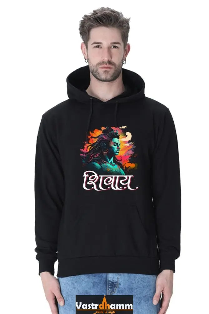 Shiv Ji Trishul Power Hoodie Sweatshirt T-Shirts  for Men Vastrdhamm