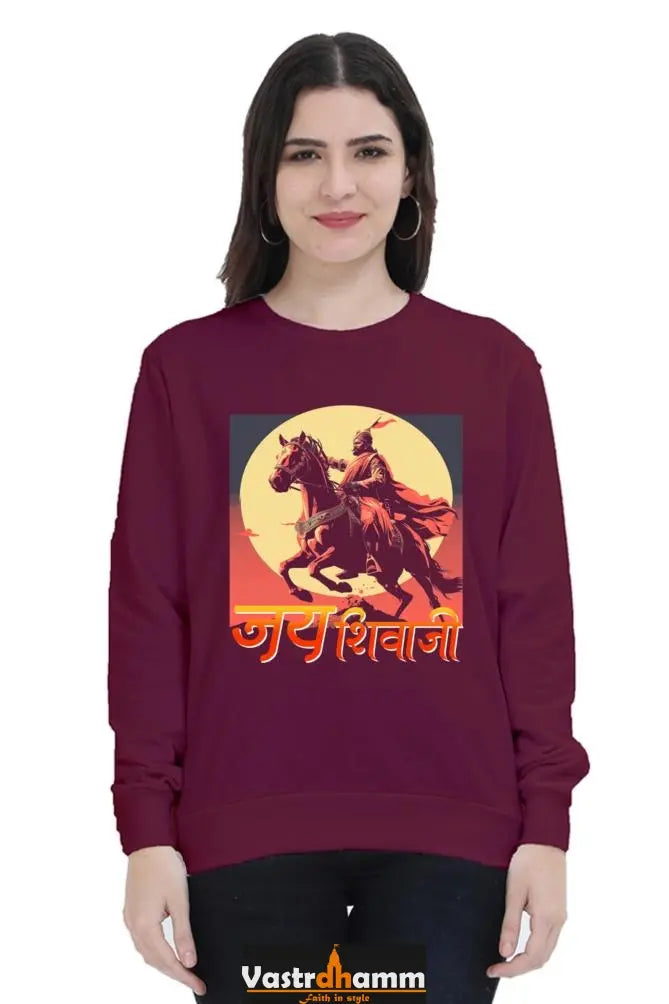 Shivaji Maharaj Honor Sweatshirt T-Shirts for Women Vastrdhamm