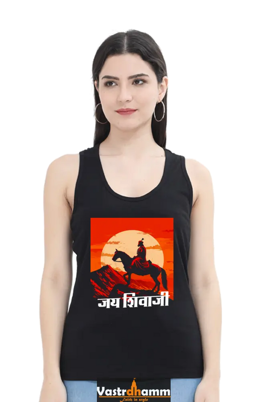 Shivaji Maharaj Honor Tank Top T-Shirts for Women Vastrdhamm
