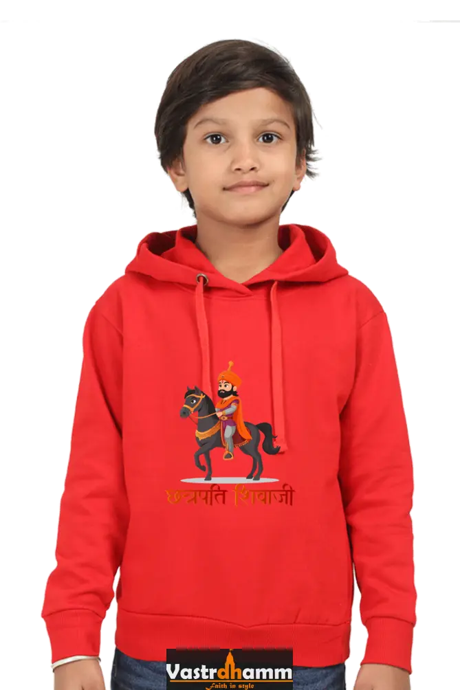 Shivaji Maharaj Legacy Hoodie Sweatshirt T-Shirts for Boy Vastrdhamm