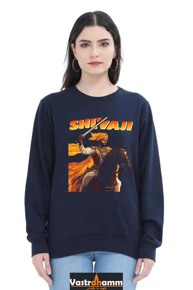 Shivaji Maharaj Legacy Sweatshirt T-Shirts for Women Vastrdhamm