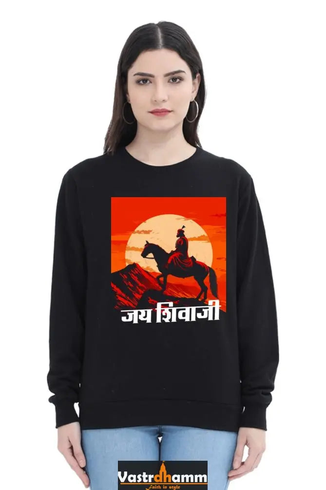 Shivaji Maharaj Protector Sweatshirt T-Shirts for Women Vastrdhamm