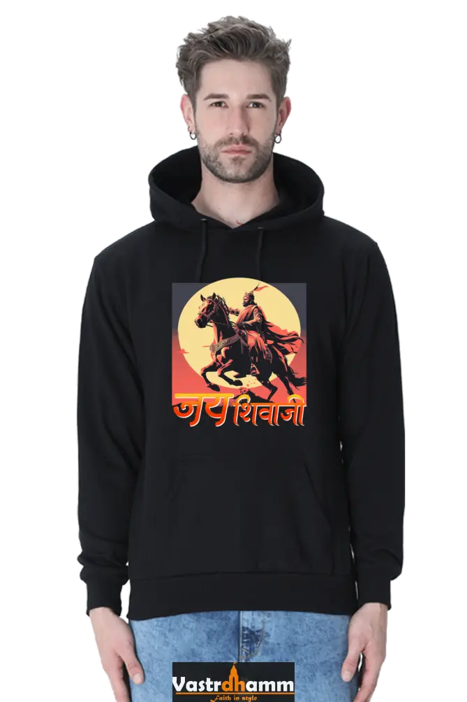 Shivaji Maharaj Valor Hoodie Sweatshirt T-Shirts for Men Vastrdhamm