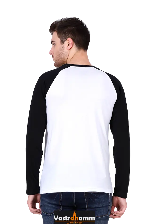 Shree Krishan Bala Leela Raglan Full Sleeve T-Shirts for Men Vastrdhamm