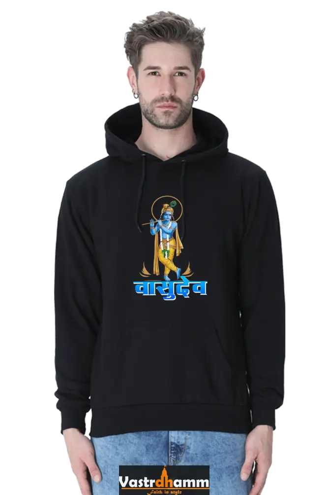 Shree Krishan Divine Joy Hoodie Sweatshirt T-Shirts  for Men Vastrdhamm