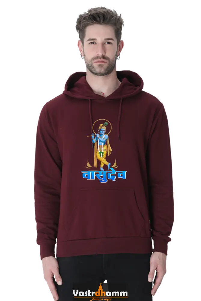 Shree Krishan Divine Joy Hoodie Sweatshirt T-Shirts  for Men Vastrdhamm