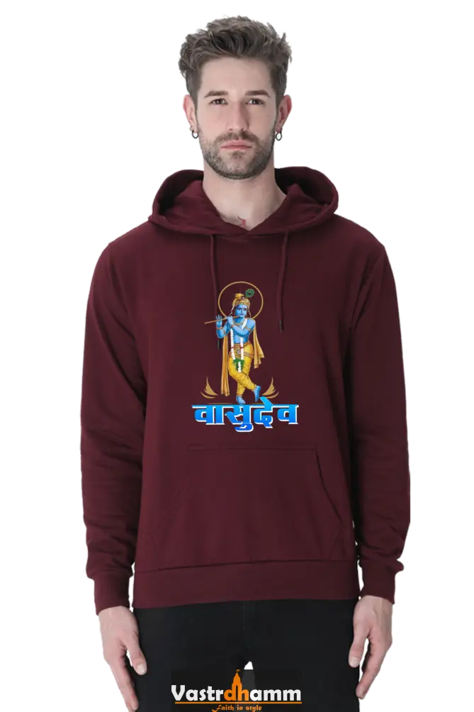 Shree Krishan Divine Joy Hoodie Sweatshirt T-Shirts  for Men Vastrdhamm