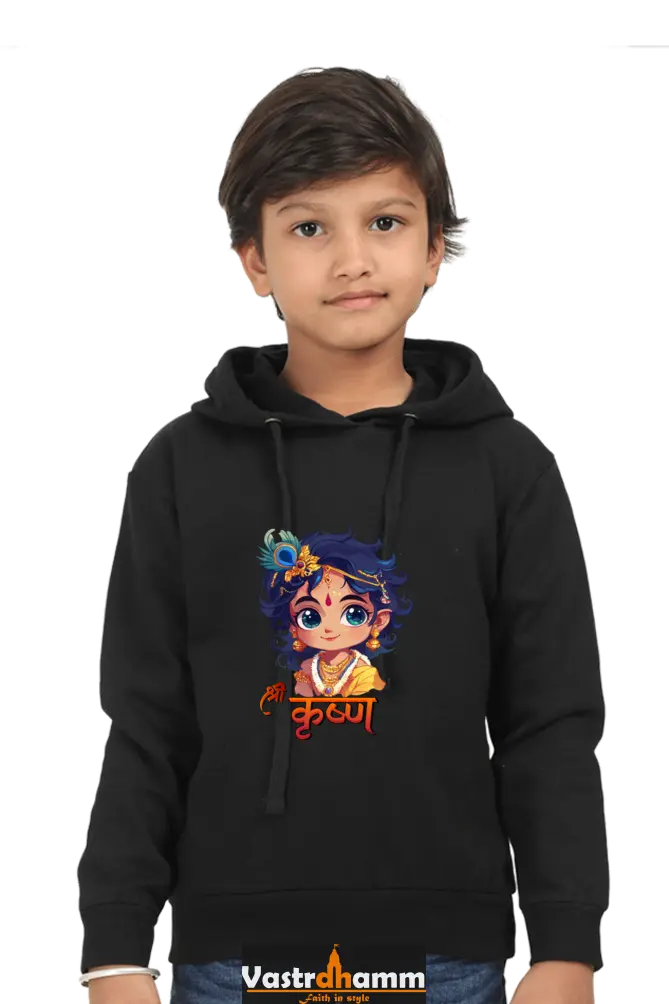 Shree Krishan Flute Melody Hoodie Sweatshirt  T-Shirts for Boy Vastrdhamm