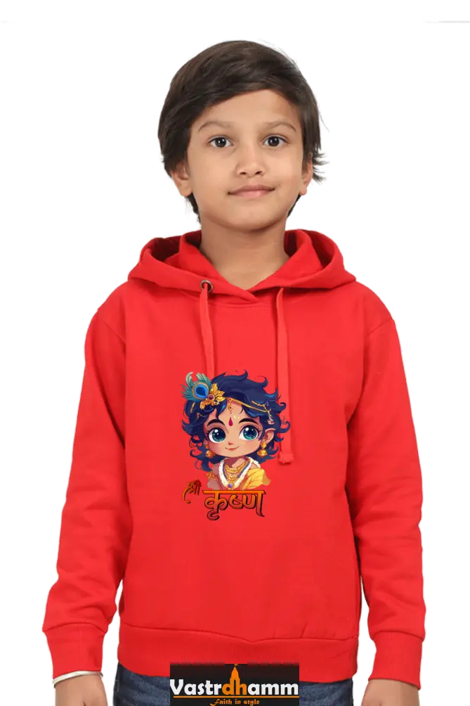 Shree Krishan Flute Melody Hoodie Sweatshirt  T-Shirts for Boy Vastrdhamm
