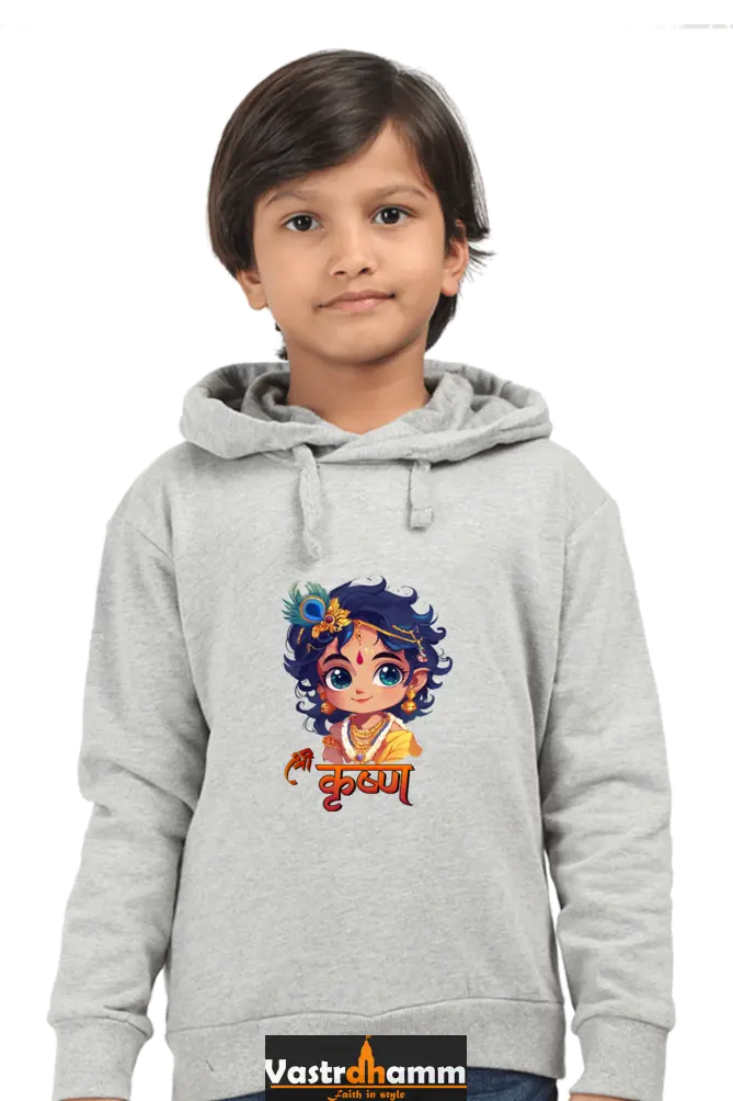 Shree Krishan Flute Melody Hoodie Sweatshirt  T-Shirts for Boy Vastrdhamm