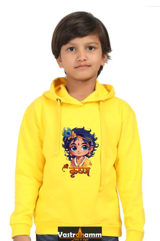 Shree Krishan Flute Melody Hoodie Sweatshirt  T-Shirts for Boy Vastrdhamm