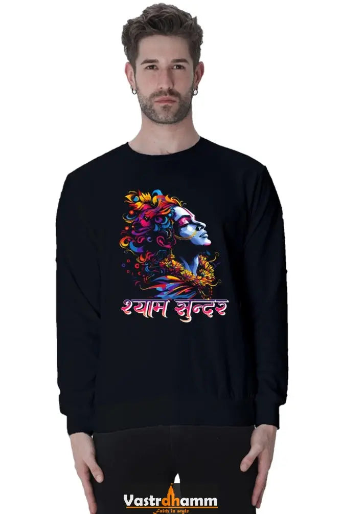 Shree Krishan Govardhan Protector Sweatshirt T-Shirts  for Men Vastrdhamm