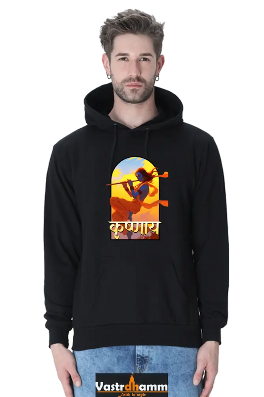 Shree Krishan Kaliya Mardan Hoodie Sweatshirt T-Shirts  for Men Vastrdhamm