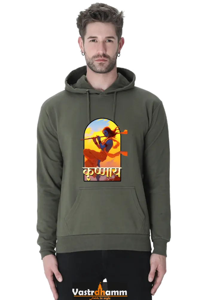 Shree Krishan Kaliya Mardan Hoodie Sweatshirt T-Shirts  for Men Vastrdhamm