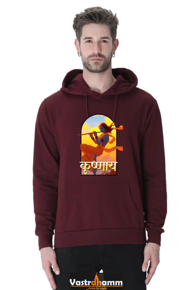 Shree Krishan Kaliya Mardan Hoodie Sweatshirt T-Shirts  for Men Vastrdhamm