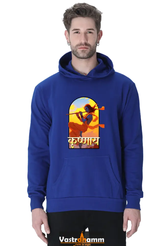 Shree Krishan Kaliya Mardan Hoodie Sweatshirt T-Shirts  for Men Vastrdhamm