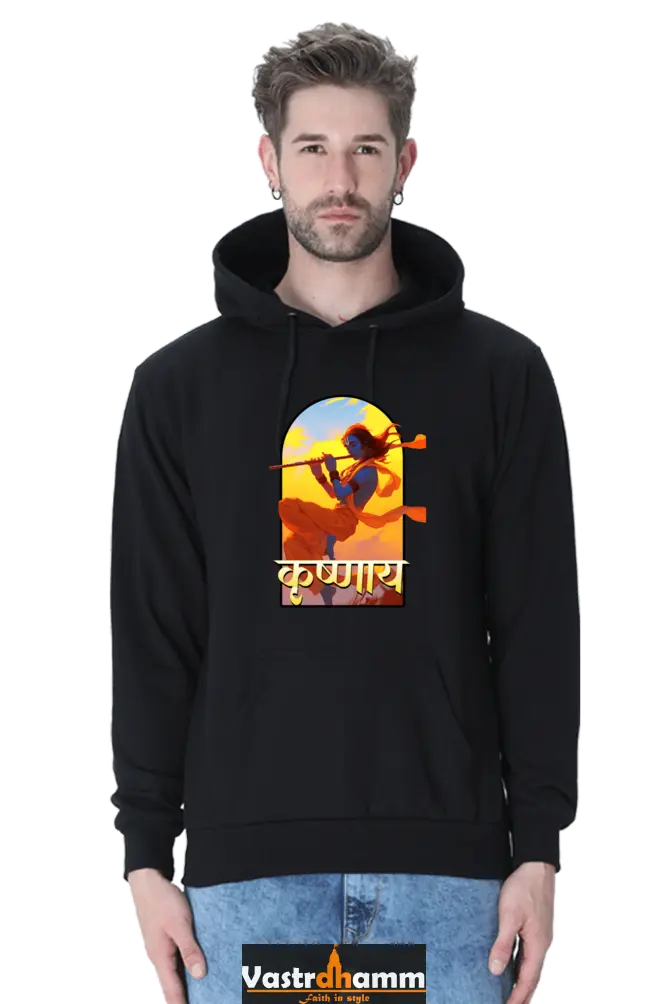 Shree Krishan Kaliya Mardan Hoodie Sweatshirt T-Shirts  for Men Vastrdhamm