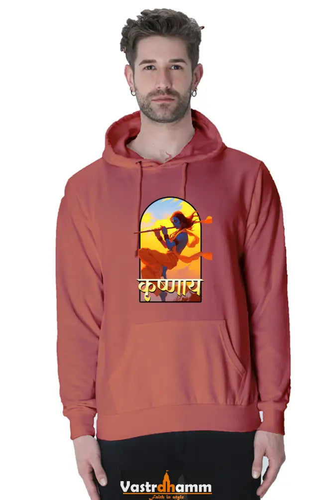 Shree Krishan Kaliya Mardan Hoodie Sweatshirt T-Shirts  for Men Vastrdhamm