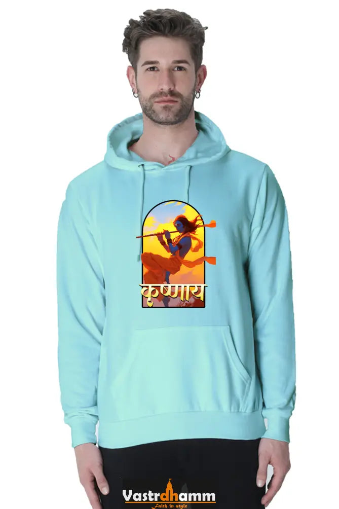 Shree Krishan Kaliya Mardan Hoodie Sweatshirt T-Shirts  for Men Vastrdhamm