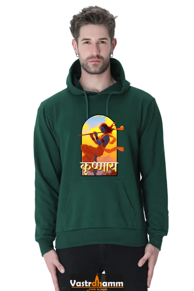 Shree Krishan Kaliya Mardan Hoodie Sweatshirt T-Shirts  for Men Vastrdhamm