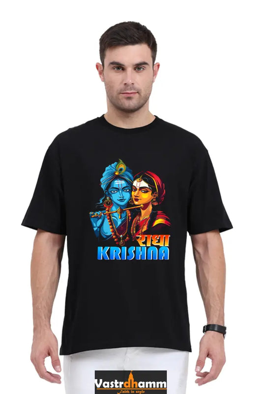 Shree Krishan Kaliya Mardan Oversized Classic T-Shirts  for Men Vastrdhamm