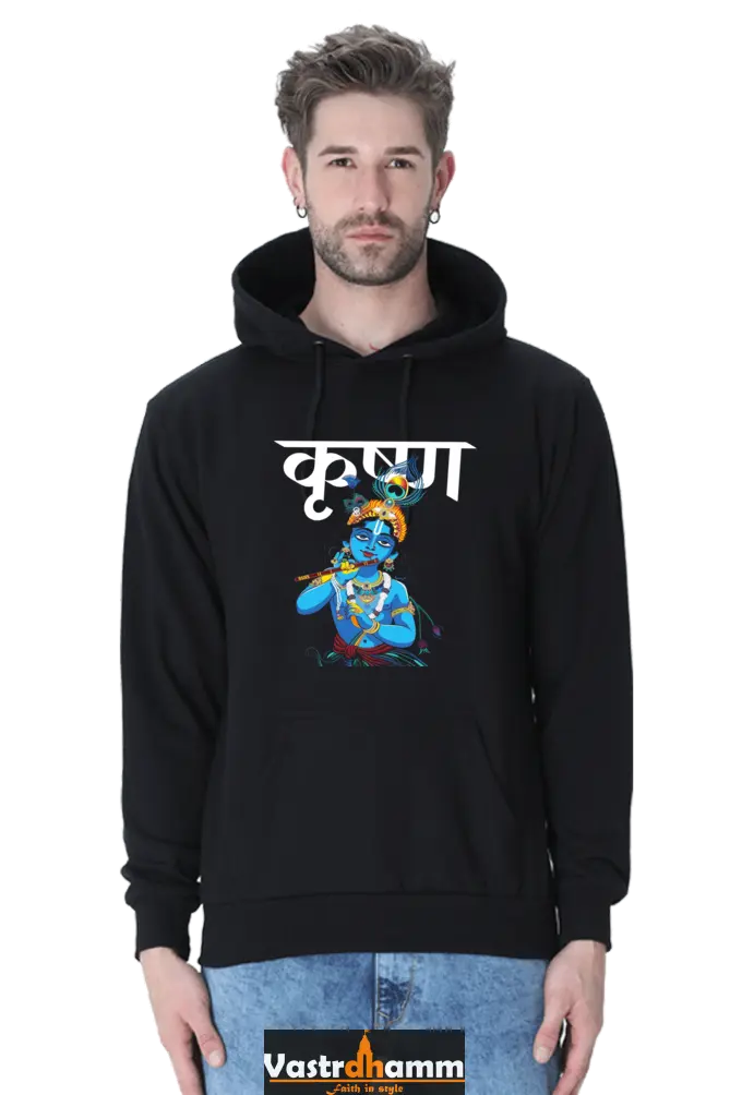 Shree Krishan Kurukshetra Warrior Hoodie Sweatshirt T-Shirts  for Men Vastrdhamm