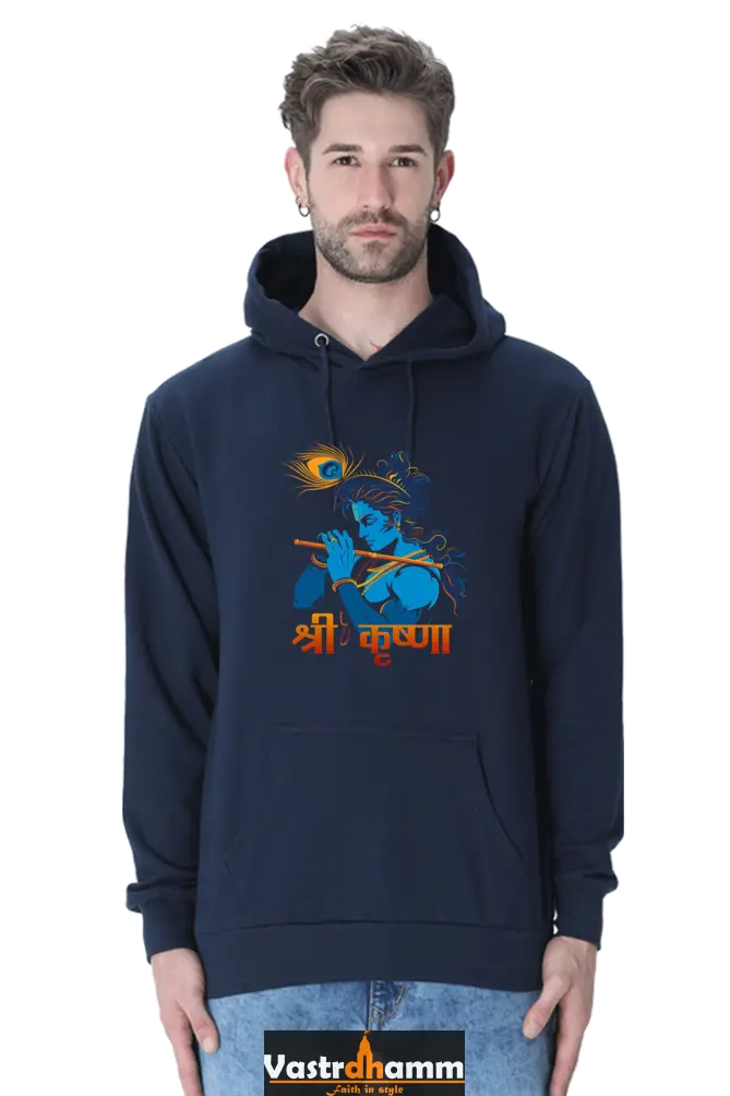 Shree Krishan Murlidhar Hoodie Sweatshirt T-Shirts  for Men Vastrdhamm