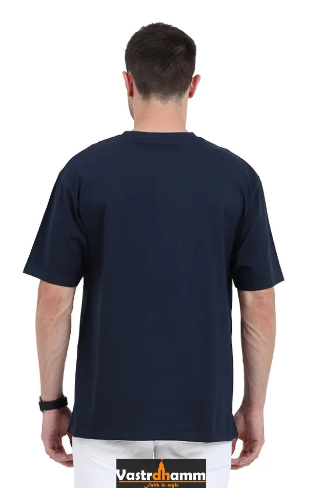 Shree Krishan Murlidhar Oversized Classic T-Shirts  for Men Vastrdhamm