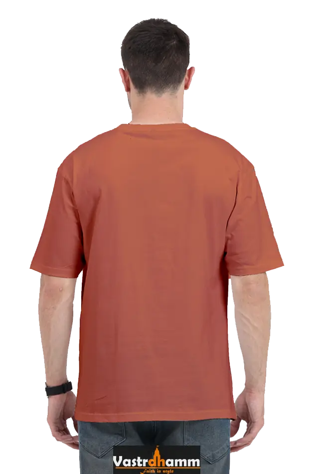 Shree Krishan Murlidhar Oversized Classic T-Shirts  for Men Vastrdhamm