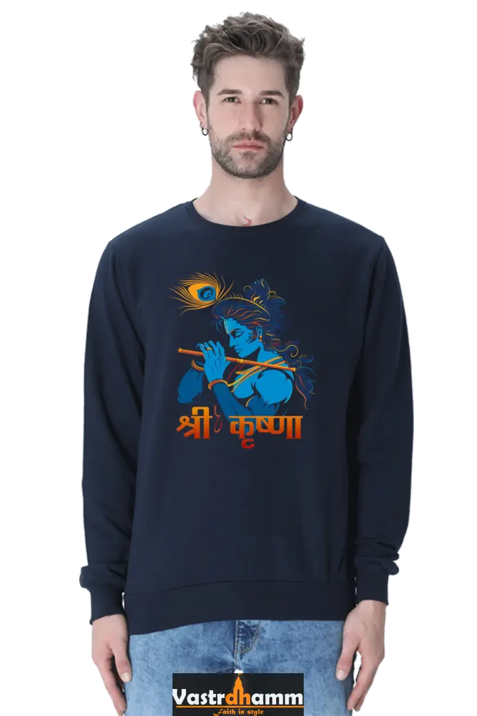 Shree Krishan Radha Krishna Sweatshirt T-Shirts  for Men Vastrdhamm