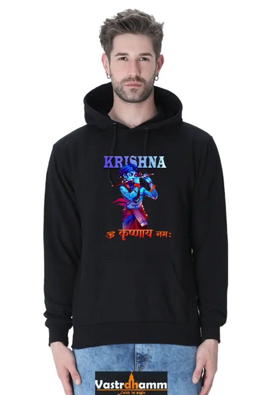 Shree Krishan Vrindavan Hoodie Sweatshirt T-Shirts  for Men Vastrdhamm