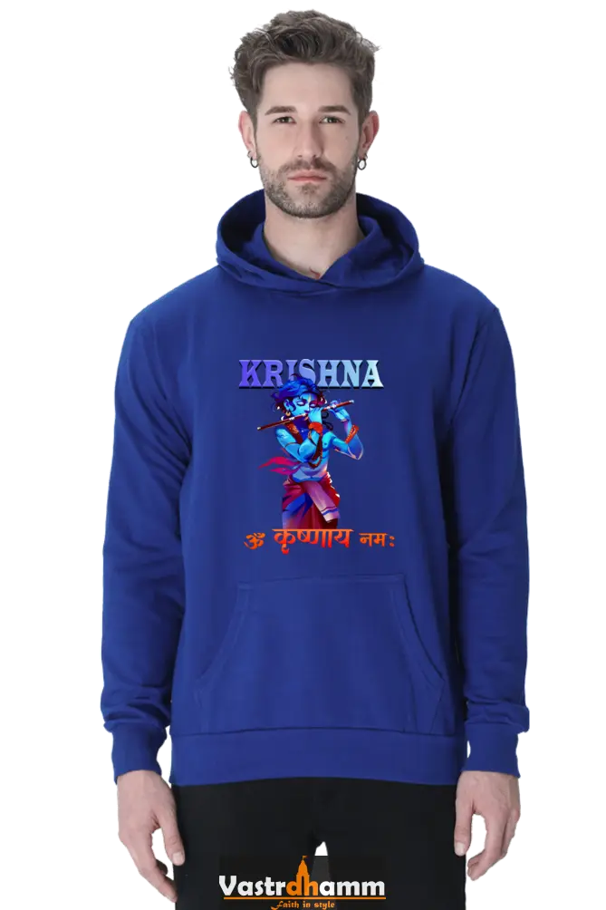 Shree Krishan Vrindavan Hoodie Sweatshirt T-Shirts  for Men Vastrdhamm