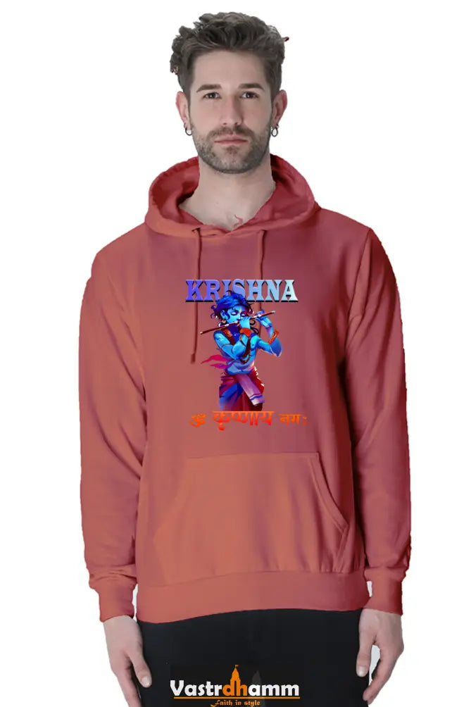 Shree Krishan Vrindavan Hoodie Sweatshirt T-Shirts  for Men Vastrdhamm