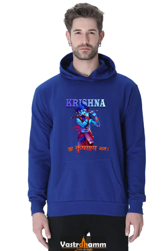 Shree Krishan Vrindavan Hoodie Sweatshirt T-Shirts  for Men Vastrdhamm