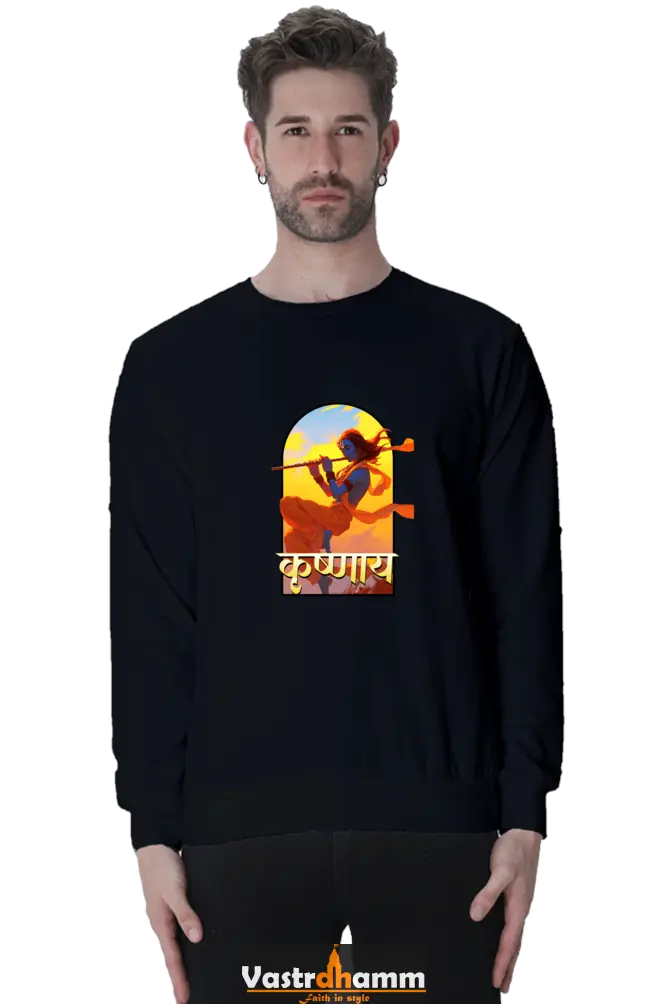 Shree Krishan Vrindavan Sweatshirt T-Shirts  for Men Vastrdhamm