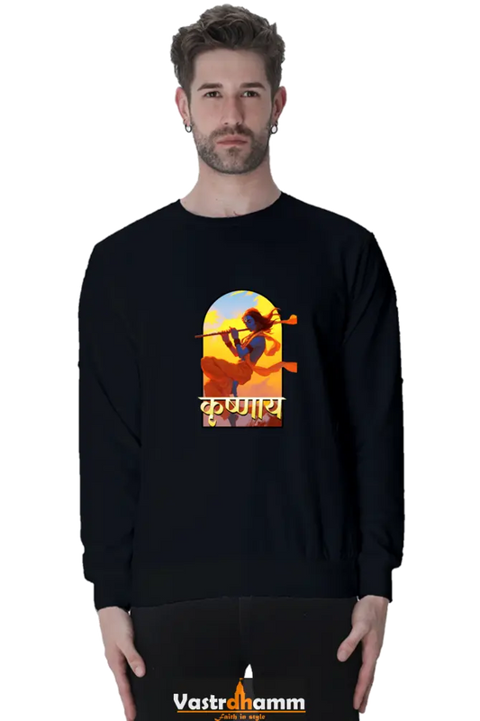 Shree Krishan Vrindavan Sweatshirt T-Shirts  for Men Vastrdhamm