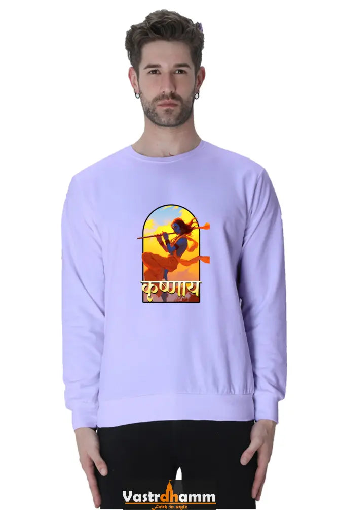 Shree Krishan Vrindavan Sweatshirt T-Shirts  for Men Vastrdhamm